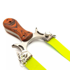 Hunting Professional Catapult Slingshot Rubber Aim Point Target Shot Steel Ball