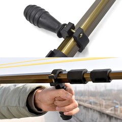 Telescopic Slingshot Hunting Shooting Catapult Retractable 2 Rubber Bands