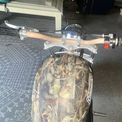 Coleman CT200U-EX 196cc 4-Stroke Mini Motorcycle w/ Headlight Camo