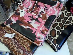 Beautiful Mini Horse Animal & Camo Print Saddle Pad 19 x19 !