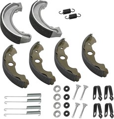 Brake Shoes Kit Front & Rear for Honda Fourtrax 300 4×4 1988-2000 TRX300 TRX3…