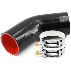 45 Degree Elbow 2 1/2inch(63mm) Coupler Silicone Hose 4-Ply 45° 2.5in