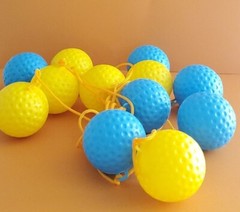 Set of Two Ladder Ball Game Sets High Five Game Yard Party Fun 34x18x23