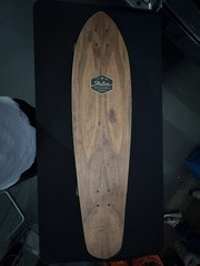 Arbor Mission Groundswell Series Wood Skateboard Brown Blue Multicolor
