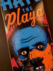 RARE Nick Dompierre Hannibal Dont Hate The Playa Real Skateboard Deck Horror NEW
