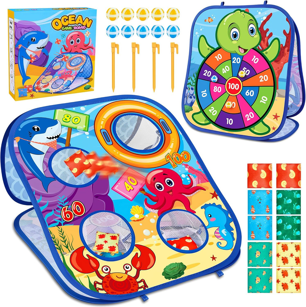 Animal Bean Bag Toss Game Toy Outdoor Toss Game, Family Party Party Supplies