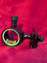 HHA 1 5/8″ 1.625″ Single 1 Pin .010 Green Sight Scope LYT Light Tetra Tournament