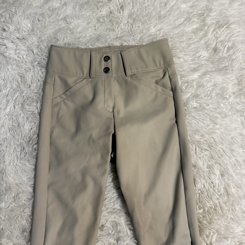 Child’s 10-11 Years Tan Kismet Knee Patch Horseback Riding Breeches