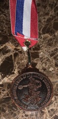 Amateur Athletic Union United States Medal Sports For All US Lanyard Bronze Tone