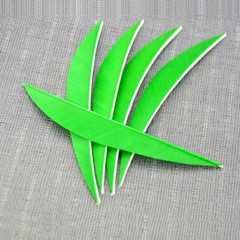 50pcs 5″ Archery Arrow Turkey Feathers Natural Fletches LW DIY Shaft Hunting