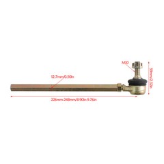 Go kart Steering Wheel Tie Rod End Gear Rack Pinion Shaft Kit For ATV Golf Quad