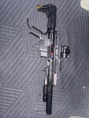 Battle X Wolverine Hpa Custom Setup +Custom Glock 45-18c