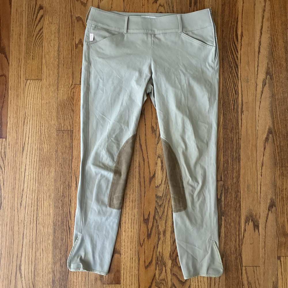 Tailored Sportsman Tan Trophy Hunter Riding Breeches Style 1968 Sz 32 Reg Sd Zip