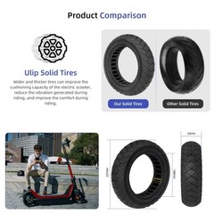 9.5×2.5 Off-road Solid Tire for NIU KQI3 Electric Scooter Replacement Parts – US