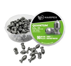 HARPEX Quantum 90 Count PILEDRIVER Domed Slug 5.5mm .22 Caliber Airgun Pellets