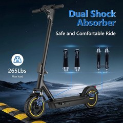 AOVOPRO ESMAX Electric Scooter 500W 22Mph 10» Folding Commuter E-Scooter W/ APP