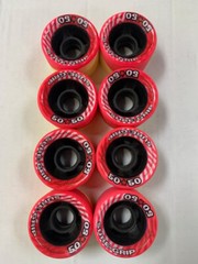 Sure Grip 5050 speed roller skate wheels 62mm Pink/white 95a Poly BD USA