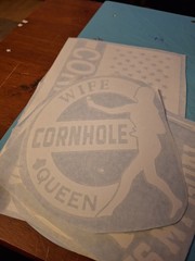 cornhole vinyl decals