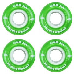 Bigfoot Skateboard Wheels 53mm 83A Soft Cruiser Filmer Wheels Green (Set of 4)