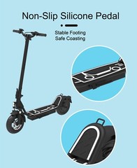 DRIVETRON ELECTRIC SCOOTER – DT01 Max Speed 19M/H Range ~30 miles, DISC BRAKE
