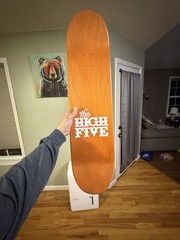 (Grail) Todd Bratrud Nike SB High Five Skunk Dunk Skateboard Deck