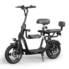 SPACEWALK Electric Scooter W/ Seats Ebike Power 20 Miles Range & 17.5Mph