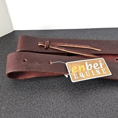 Leather Latigo Tie Strap Burgundy 5′ x 1 3/4″ – Enbei Equine