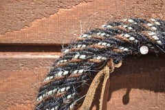 Jose Ortiz 1/4″ Mane Hair Get Down Rope 4 x 16′ – Black/Chestnut/White