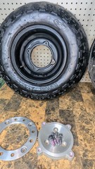 Segway X2 OEM CST Pair Of Wheels includes Tires, Rims, Axel Mounts – Set Of 2