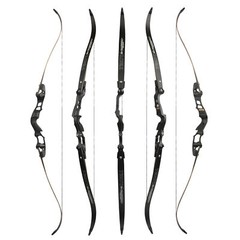 62″ Archery Recurve Bow ILF 30-60lbs 19″ Riser Takedown Bow limbs Target Hunting