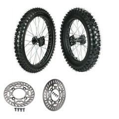 70/100-19 + 90/100-16 Wheel Tire Rim Rotor For Dirt Bike CR85 KX100 CRF 150cc 90