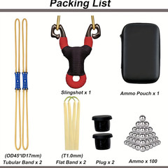 Slingshots for Adults Hunting, Professional Tactical Stainless Steel Sling Shot