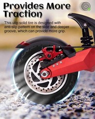 10 Inch Scooter Tire 60/70-6.5 10×2.5 Solid Tire Fit for Segway Ninebot Max G…