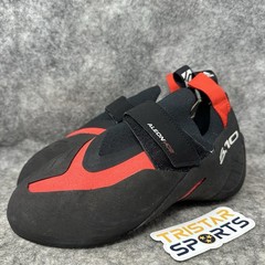 Adidas Five Ten Aleon Climbing Shoes Mens Size 9 Black Red 5.10 BC0861