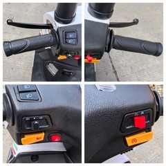 X-PRO Fiji 200 Scooter Gas Moped with 13″ Aluminum Wheels, Electric/Kick Start