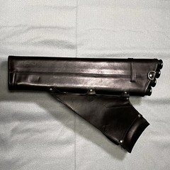 Neet 4 Tube Target Quiver Bow Hunting Leather, Made In The USA
