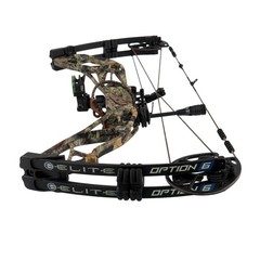 Elite Archery Option 6 Right-Handed 60 lbs. 28″ Draw Hunting Compound Bow