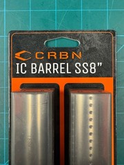 CRBN IC SS8 barrel (SILVER) w/ Stainless Steel .689 insert: AC thread. BNIB!