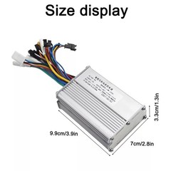 1200W 48V-25A Brushless Motor Controller + LCD Display + 6 Pin Cable For Scooter