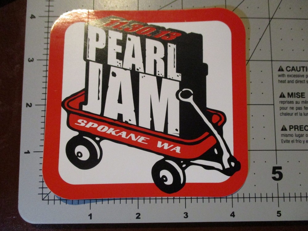 PEARL JAM Spokane 11-30-13 2013 STICKER decal tour concert merch gig cd lp