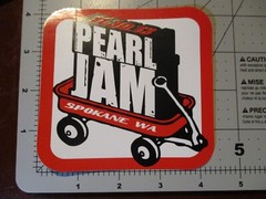 PEARL JAM Spokane 11-30-13 2013 STICKER decal tour concert merch gig cd lp