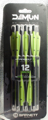 36-Pack Barnett Demun Hyperbolt – 7 inch 2 Fletch for Tri Strike Crossbow
