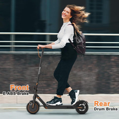 Electric Scooter 350W/500W Motor 8.5–10in Tires 19–22MPH Dual Brake
