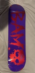 Limited Edition Signed Bam Margera Purple Zero Deck 8.25”