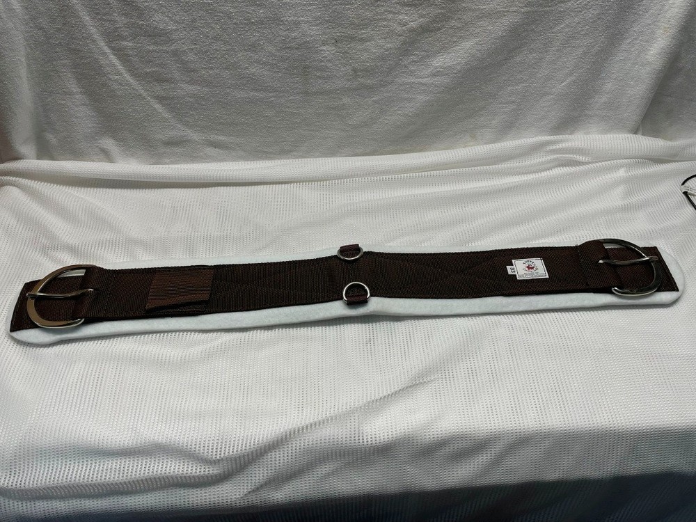 33 Inch Nylon Western Cinch, Felt Lined, Brown or Black – New