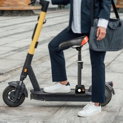NEW Electric Scooter Seat Adjustable Saddle for Xiaomi M365 Scooter Red + Black