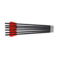 BALLISTA 12.8″ Carbon Bolts for Ballista Bat Pistol Crossbow (Pack of 6)