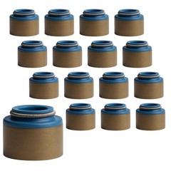 16pcs Rubber Positive Valve Stem Seal – Fits an» Valve Stem and a 0.530 11/32