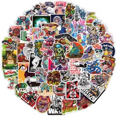 100Pcs Skateboard Sticker Bomb Luggage Laptop Car Tide Brand Dope Decal Pack Lot