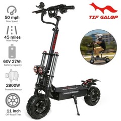 T88 Dual Motor 2800W 60V 27AH Scooter Electric Adult 50 MPH With Seat Folding